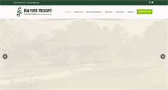 Desktop Screenshot of natureresortbelize.com